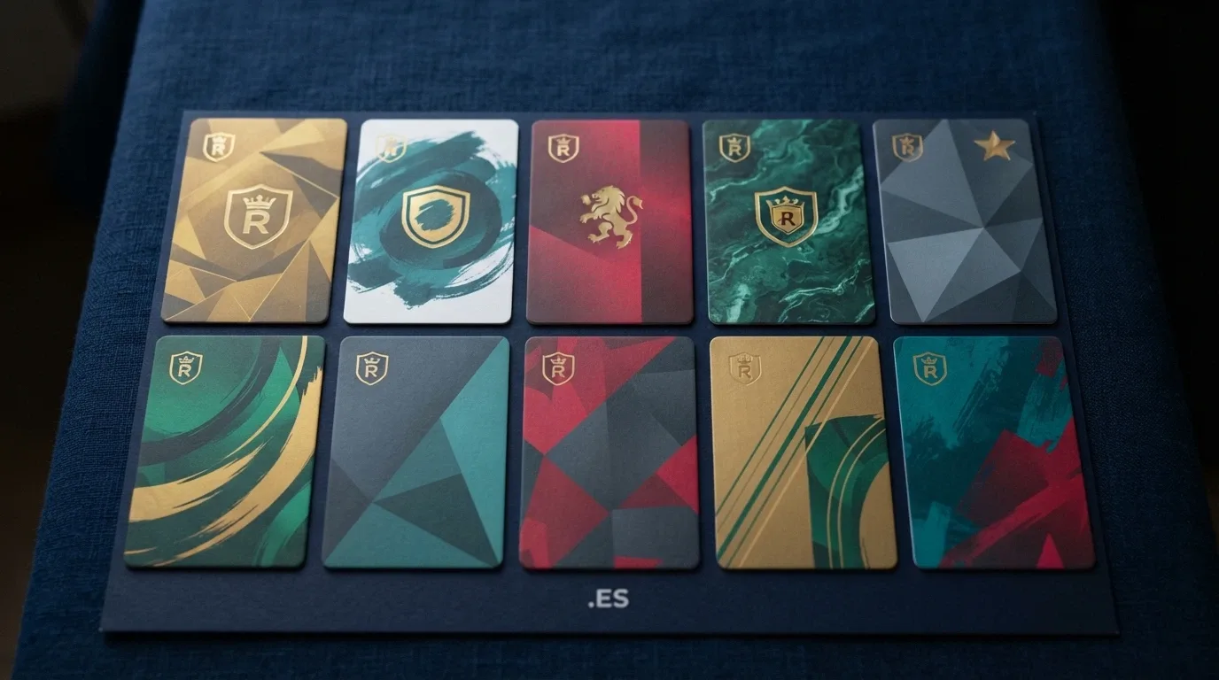 Collage de los logotipos de los diez casinos con licencia DGOJ revisados en el artículo, con el dominio .es visible