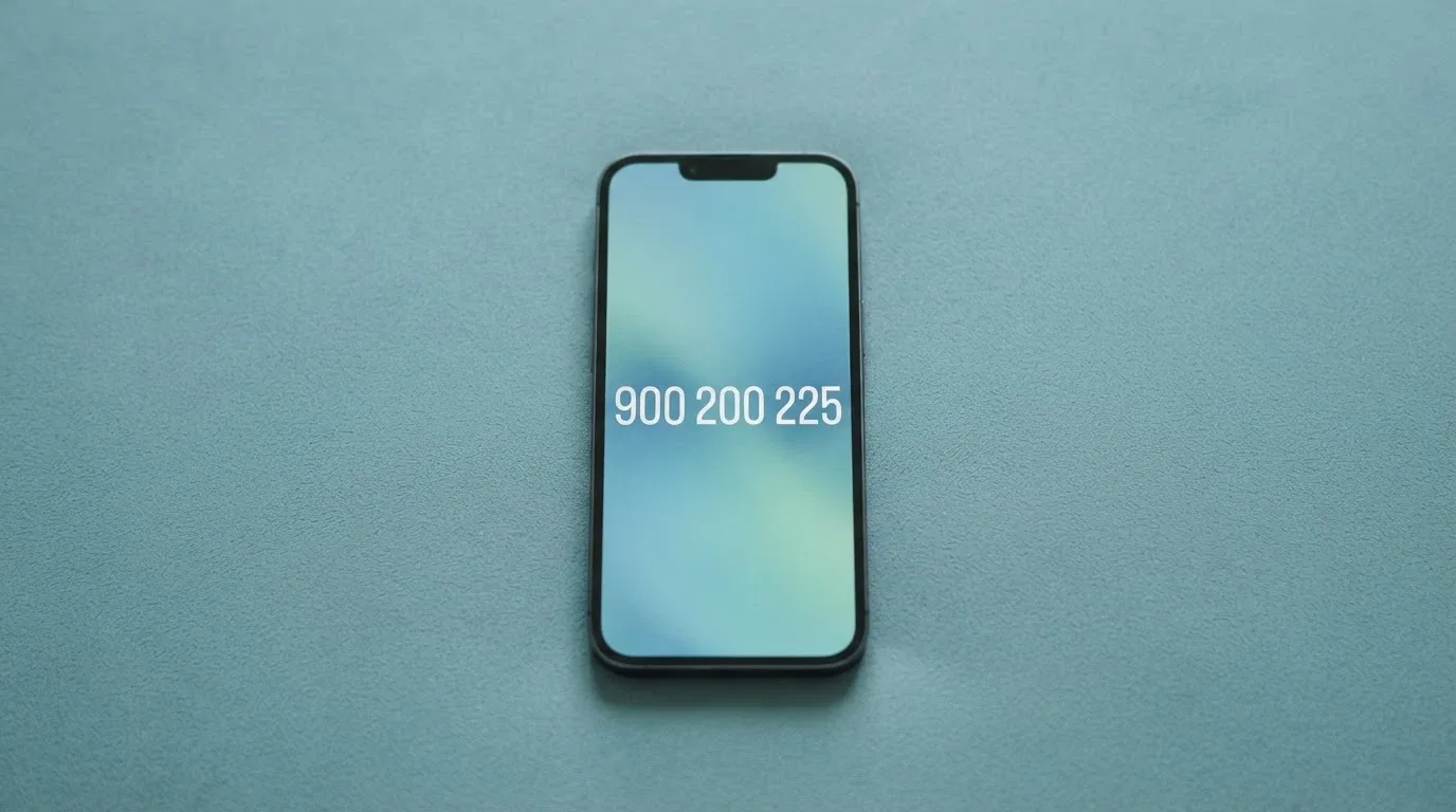 Teléfono móvil mostrando el número 900 200 225 en pantalla junto al logotipo de FEJAR, con un fondo de tonos azules y verdes que transmiten calma.