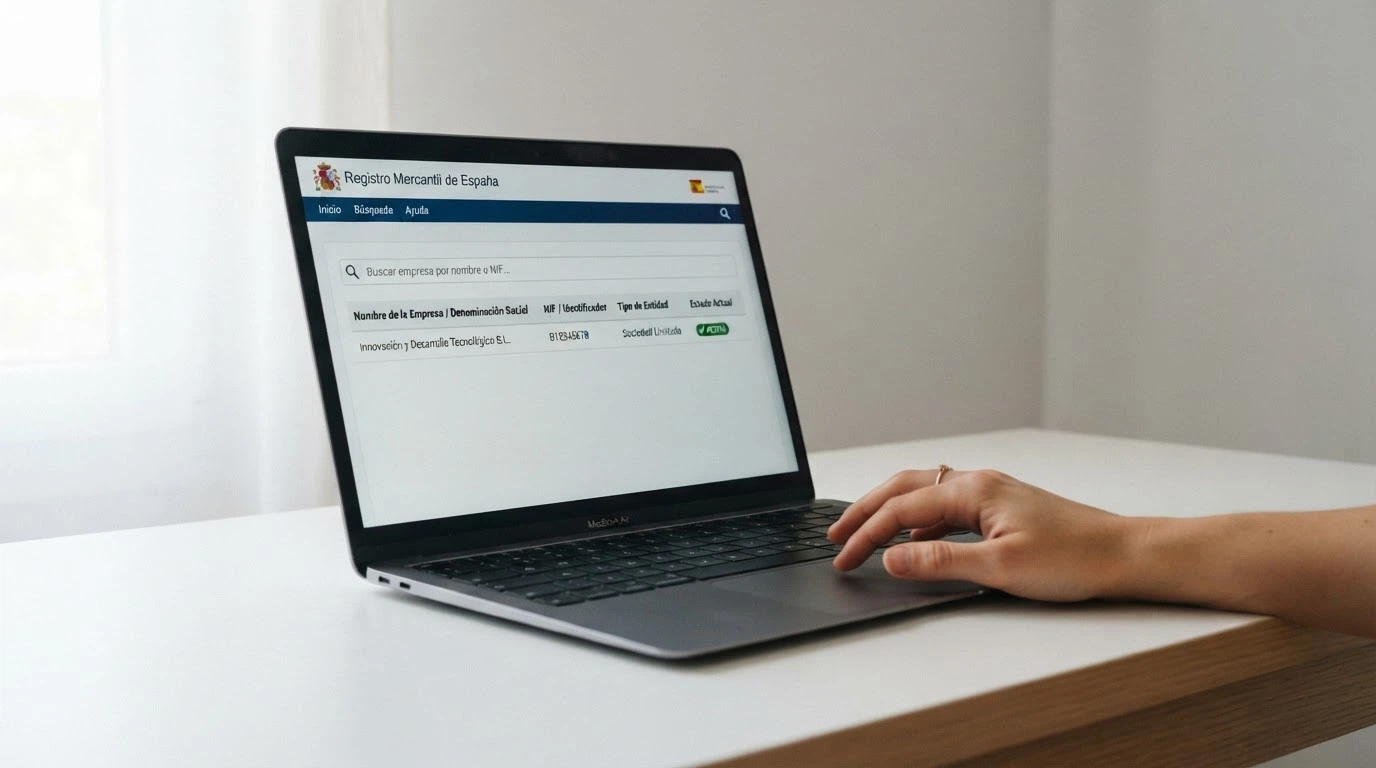 Pantalla del registro público de Anjouan Gaming con un resultado de búsqueda activo